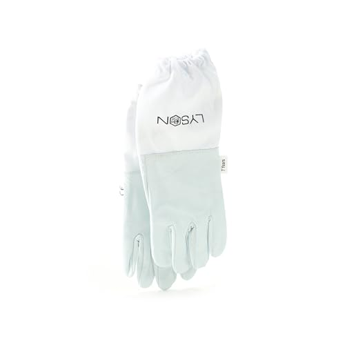 LYSON Imkerhandschuhe für Kinder Handschuhe Imkerhandschuhe Leder Imkereibedarf Stichfeste Bienen Imker Imkerei Zubehör Gartenhandschuhe Größe 12 - Image 7