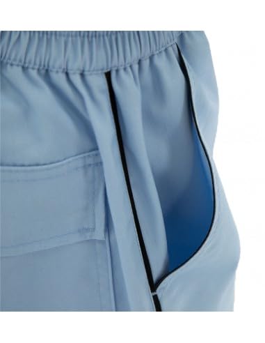 LYSON Imkerhose Hose für Imker Arbeit mit Bienen Imkeri Schutzhose Arbeitshose Bienenzuchthose Bienenzuchthosen Cargo Hose Schutzhose Streetwear Outdoor Blau Größe M - Image 3