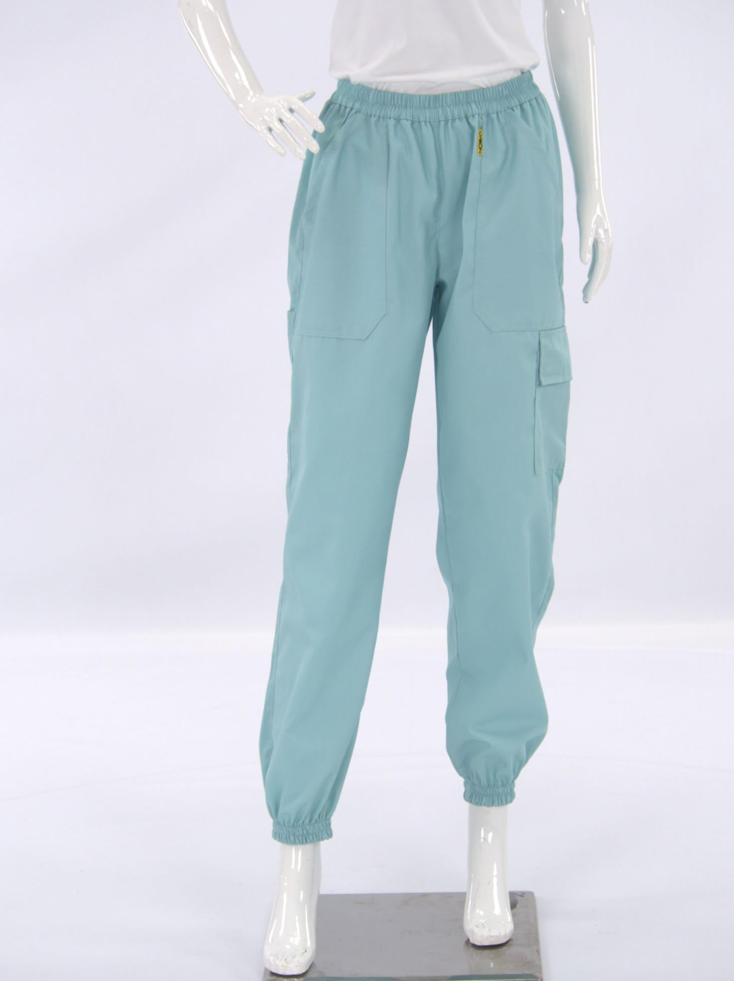 LYSON Imkerhose Hose für Imker Arbeit mit Bienen Imkeri Schutzhose Arbeitshose Bienenzuchthose Bienenzuchthosen Cargo Hose Schutzhose Streetwear Outdoor Türkis Größe M - Image 5