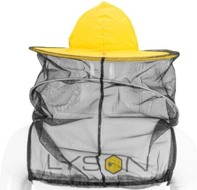 LYSON Imkerhut mit Schleier Moskitonetz Hut Unisex-Erwachsene Bienen Schleier Hut Professionelle Bienenschutz Bienenanzug mit Reißverschluss Bee Keepers - Image 4