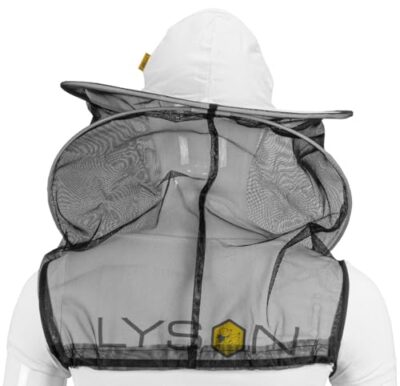 LYSON Imkerhut mit Schleier Moskitonetz Hut Unisex-Erwachsene Bienen Schleier Hut Professionelle Bienenschutz Bienenanzug mit Reißverschluss Bee Keepers - Image 4