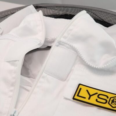 LYSON Imkerjacke Imkerbluse mit Hut Professionelle Imkerbekleidung Imkerbekleidung aus Mesh und Baumwolle Imkerjacke mit Reißverschluss Schutzjacke Imkerei Bienen Weiß Größe XXXXL - Image 10