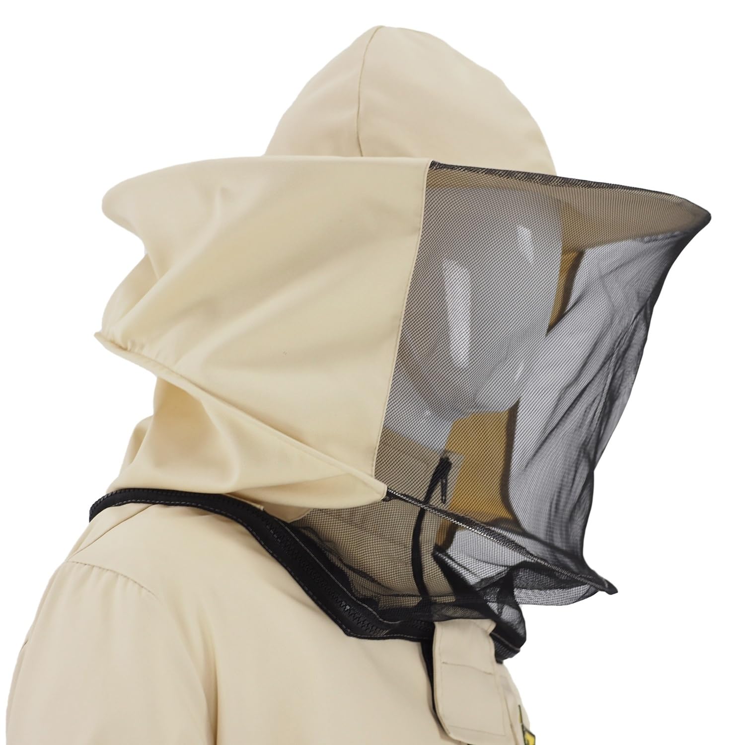 LYSON Imkerjacke mit abnehmbarem Hut, Imkerbluse mit Schleier, Schutzhemd für Imker Beekeeping Jacket Schutz gegen Bienen Insekten Imkerbekleidung Grösse S Imkereibedarf Imkerzubehör - Image 8