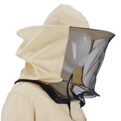 LYSON Imkerjacke mit abnehmbarem Hut, Imkerbluse mit Schleier, Schutzhemd für Imker Beekeeping Jacket Schutz gegen Bienen Insekten Imkerbekleidung Grösse XL Imkereibedarf Imkerzubehör - Image 9