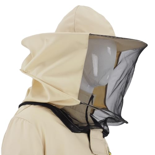 LYSON Imkerjacke mit abnehmbarem Hut, Imkerbluse mit Schleier, Schutzhemd für Imker Beekeeping Jacket Schutz gegen Bienen Insekten Imkerbekleidung Grösse XL Imkereibedarf Imkerzubehör - Image 9