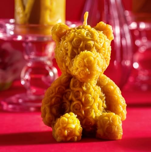 LYSON Kerzengießform Silikonform Bär Zdzisio für Bienenwachskerzen Aromatherapie Kerzen 3D Giessform zur Kerzenherstellung Bienenwachskerzen gießen Geschenkidee wiederverwendbar - Image 7