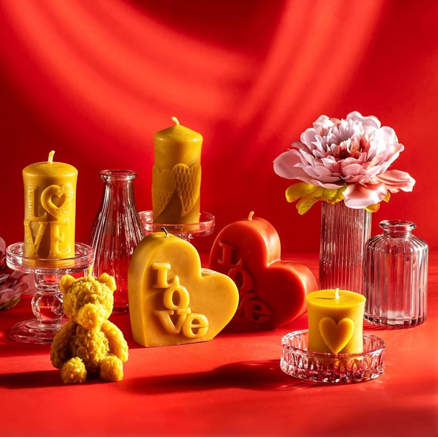 LYSON Kerzengießform Silikonform Bär Zdzisio für Bienenwachskerzen Aromatherapie Kerzen 3D Giessform zur Kerzenherstellung Bienenwachskerzen gießen Geschenkidee wiederverwendbar - Image 8