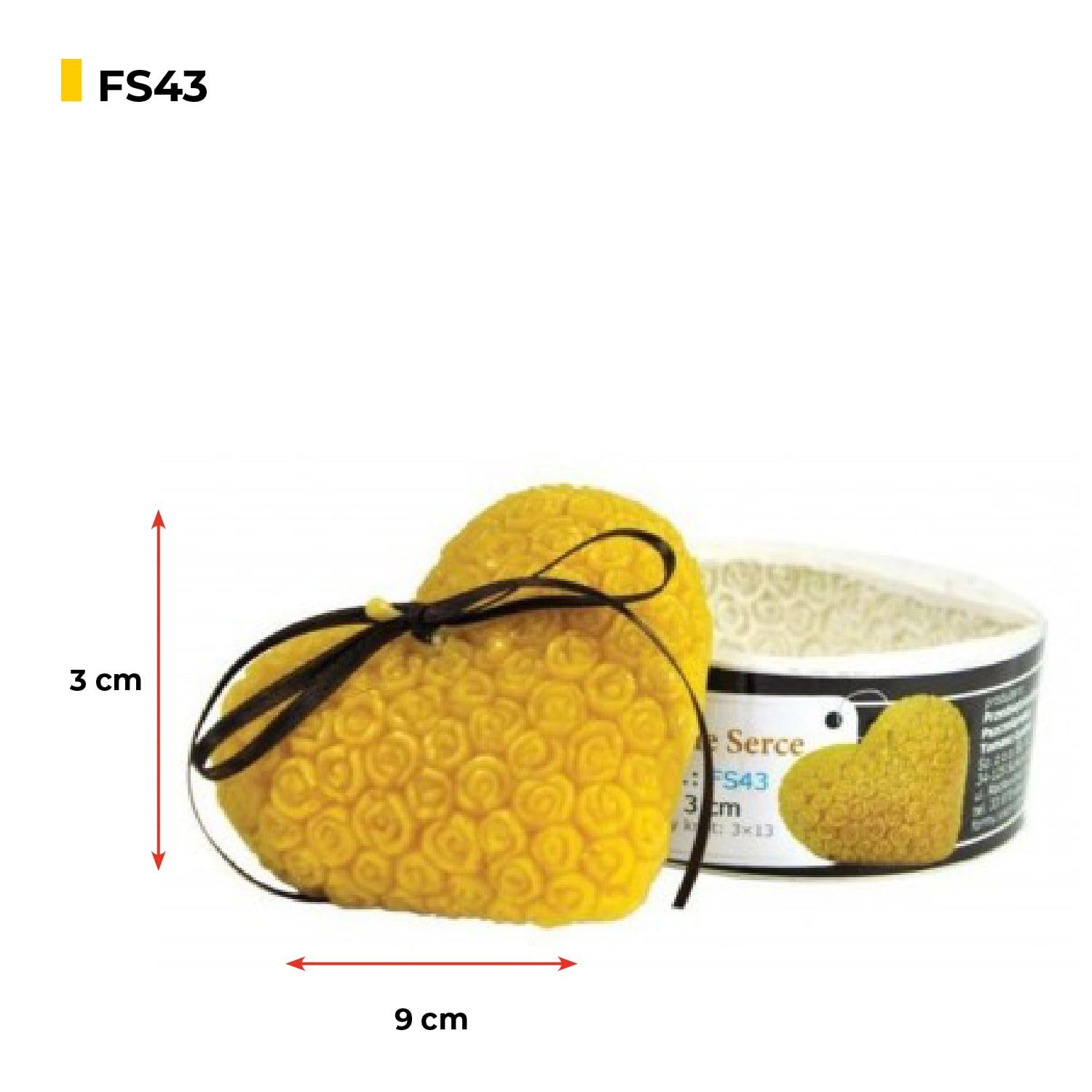 LYSON Kerzengießform Silikonform Das Rosenherz - Die Höhe: 3 cm für Bienenwachskerzen Aromatherapie Kerzen 3DGiessform zur Kerzenherstellung Bienenwachskerzen gießen Geschenkidee - Image 2