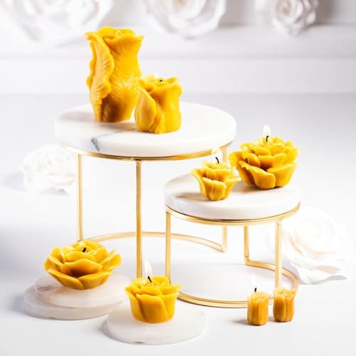 LYSON Kerzengießform Silikonform Die Verblühte Rose, Die Höhe: 11,5 cm für Bienenwachskerzen Giessform zur Kerzenherstellung Bienenwachskerzen gießen Geschenkidee wiederverwendbar - Image 7