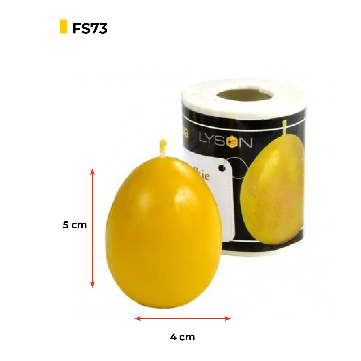 LYSON Kerzengießform Silikonform Ei Höhe 7,5 cm Silikon Kerzenform für Sojawachs Bienenwachs Gips Seifer Aromatherapie Kerzenherstellung Bienenwachskerzen Geschenkidee - Image 2