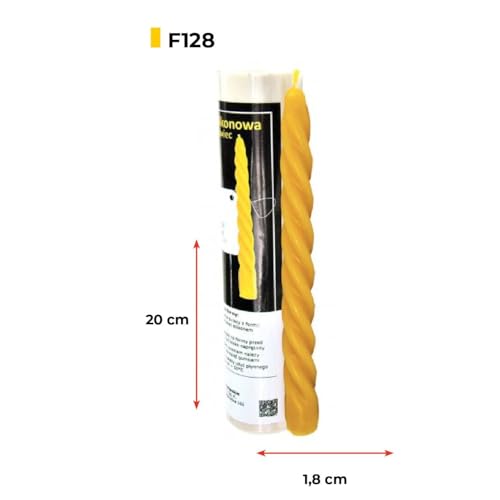 LYSON Kerzengießform Silikonform Gedrehte Kerze (20 cm) für Bienenenwachskerzen Giessform zur Kerzenherstellung Bienenwachskerzen gießen Geschenkidee wiederverwendbar - Image 6