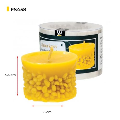 LYSON Kerzengießform Silikonform - Kaffeebohnen H-43mm, Giessformen, Kerzenform, Aromatherapie Kerzen 3D Osterdekoration Kerzengießform, Bienenwachs wiederverwendbar - Image 4