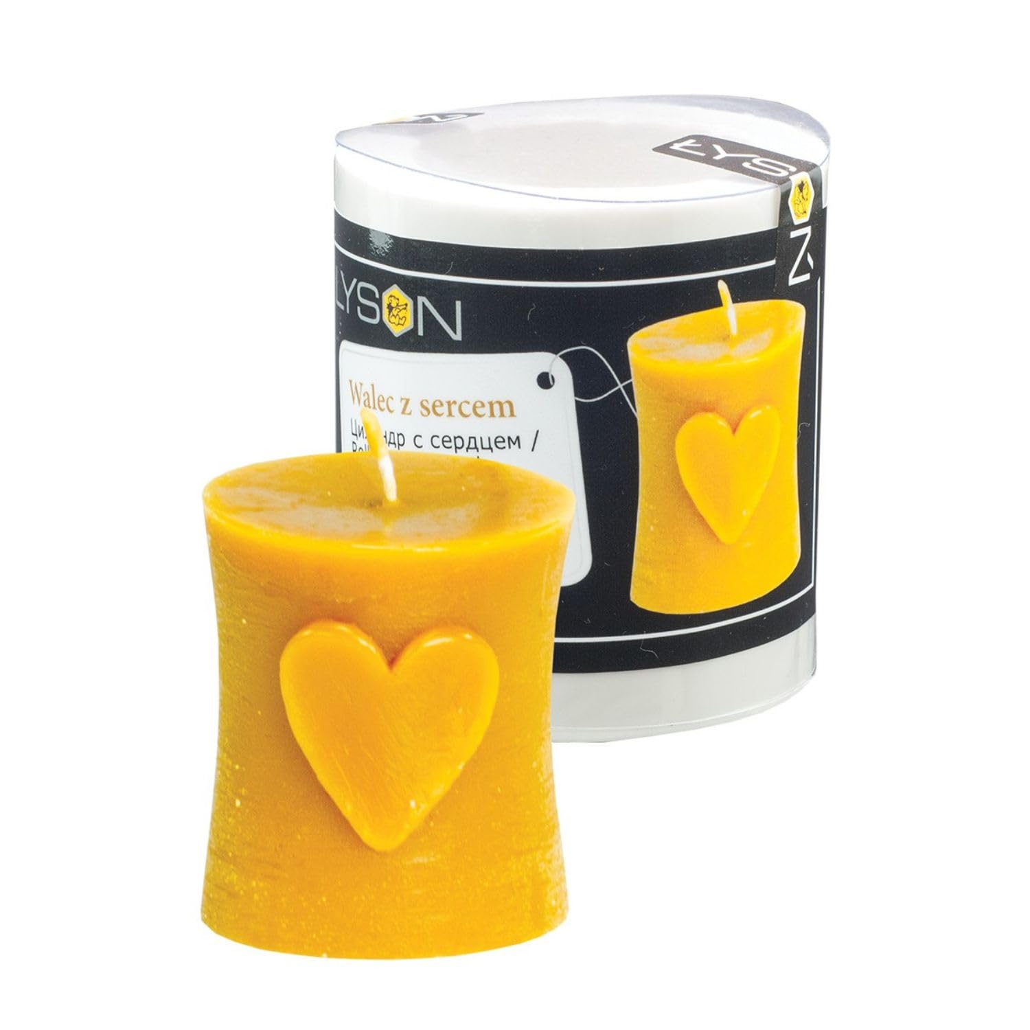 LYSON Kerzengießform Silikonform Kerzenherstellung Walze mit Herzen Rosa Weihnachten Tischkerzen Figuren Bienenwachskerzen gießen für Sojawachs Bienenwachs Gips Geschenkidee - Image 2