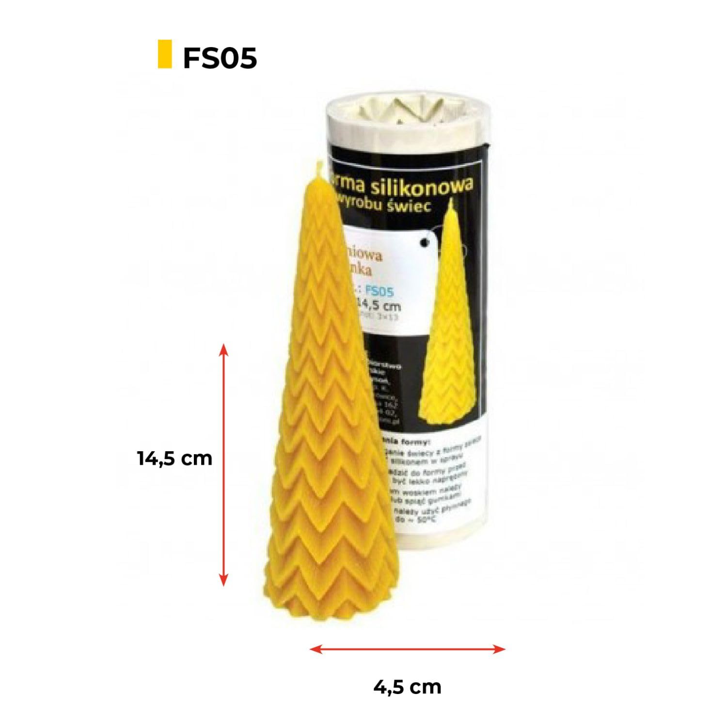 LYSON Kerzengießform Silikonform Märchenweihnachtsbaum für Bienenwachskerzen Aromatherapie Kerzen 3D Giessform zur Kerzenherstellung Kerzen gießen Geschenkidee wiederverwendbar - Image 2