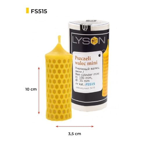 LYSON Kerzengießform Silikonform Mini Bienenwalze Höhe 11 cm Silikon Kerzenform für Sojawachs Bienenwachs Gips Seifer Aromatherapie Kerzenherstellung Bienenwachskerzen Geschenkidee - Image 3