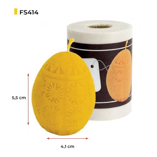 LYSON Kerzengießform Silikonform Osterei Höhe 5,5 cm Silikon Kerzenform für Sojawachs Bienenwachs Gips Seifer Aromatherapie Kerzenherstellung Bienenwachskerzen Geschenkidee - Image 4