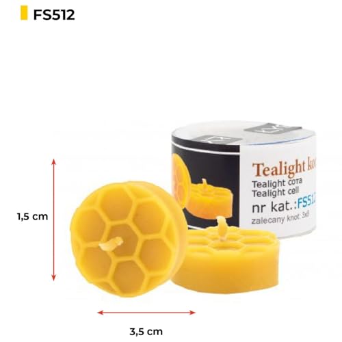 LYSON Kerzengießform Silikonform Teelichtzelle Höhe 1,5 cm Silikon Kerzenform für Sojawachs Bienenwachs Gips Seifer Aromatherapie Kerzenherstellung Bienenwachskerzen Geschenkidee - Image 4