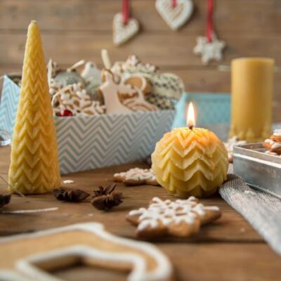 LYSON Kerzengießform Silikonform Weihnachtsbaum H.9cm Silikonformfür Bienenwachskerzen Aromatherapie Kerzen 3D Giessform zur Kerzenherstellung Bienenwachskerzen gießen Geschenkidee - Image 10
