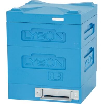 LYSON Mini Bienenstock Bienenbeute Dadant CLASSIC für Modulrahmen, Höhe 145 mm, lackiert (blau) - Image 10