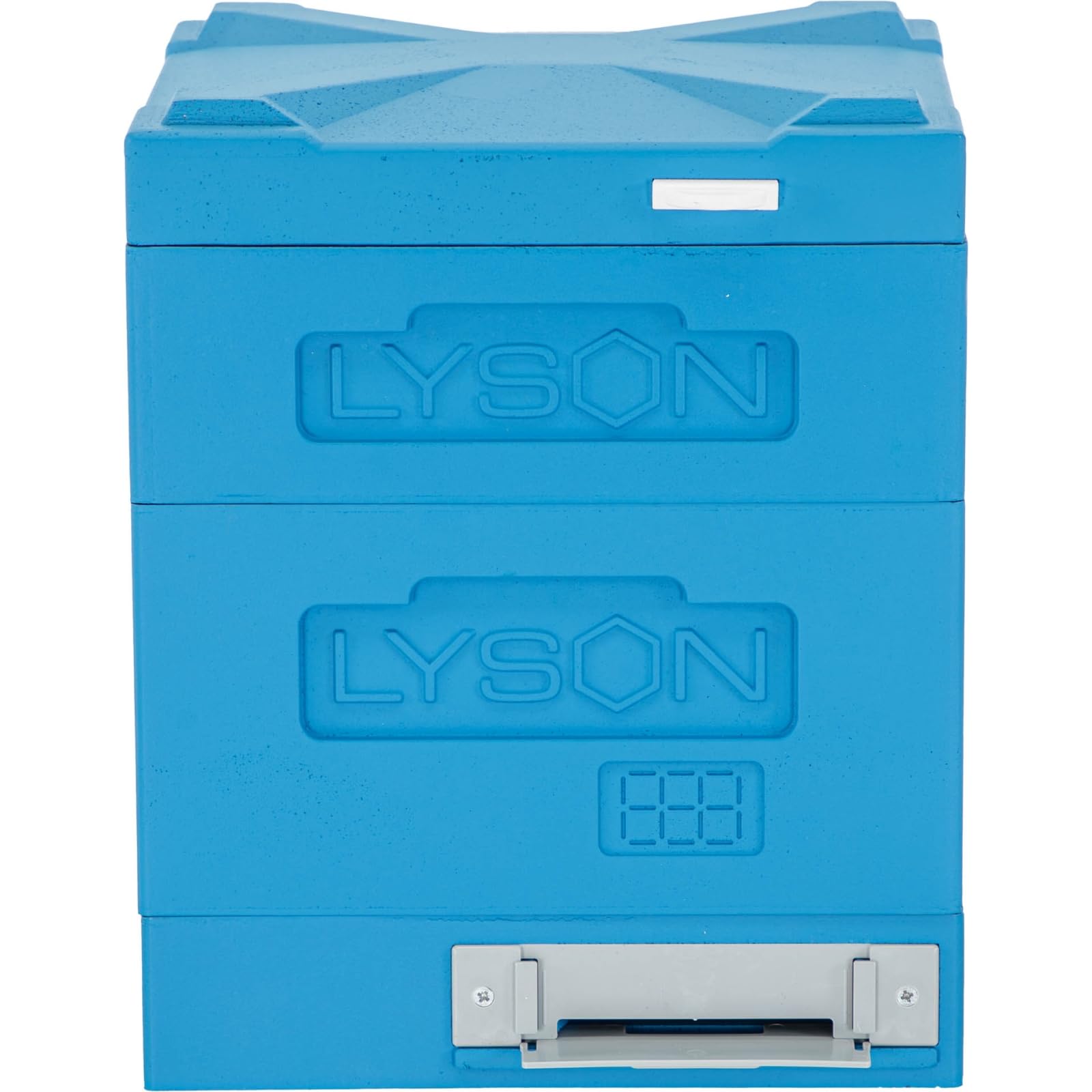 LYSON Mini Bienenstock Bienenbeute Dadant CLASSIC für Modulrahmen, Höhe 145 mm, lackiert (blau) - Image 5