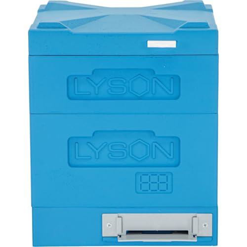 LYSON Mini Bienenstock Bienenbeute Dadant CLASSIC für Modulrahmen, Höhe 145 mm, lackiert (blau) - Image 6