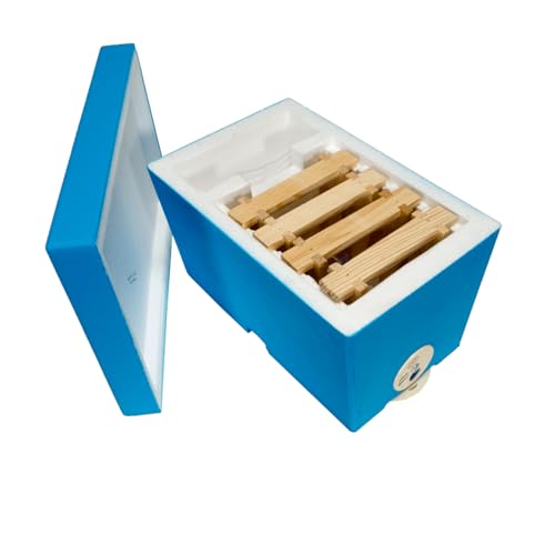 LYSON Mini-Bienenstock Bienenkasten für eine Familie aus Styropor bemalt Hochzeitsbienenstock Begattungskästchen Zubehör Imkerei Ausrüstung - Image 3