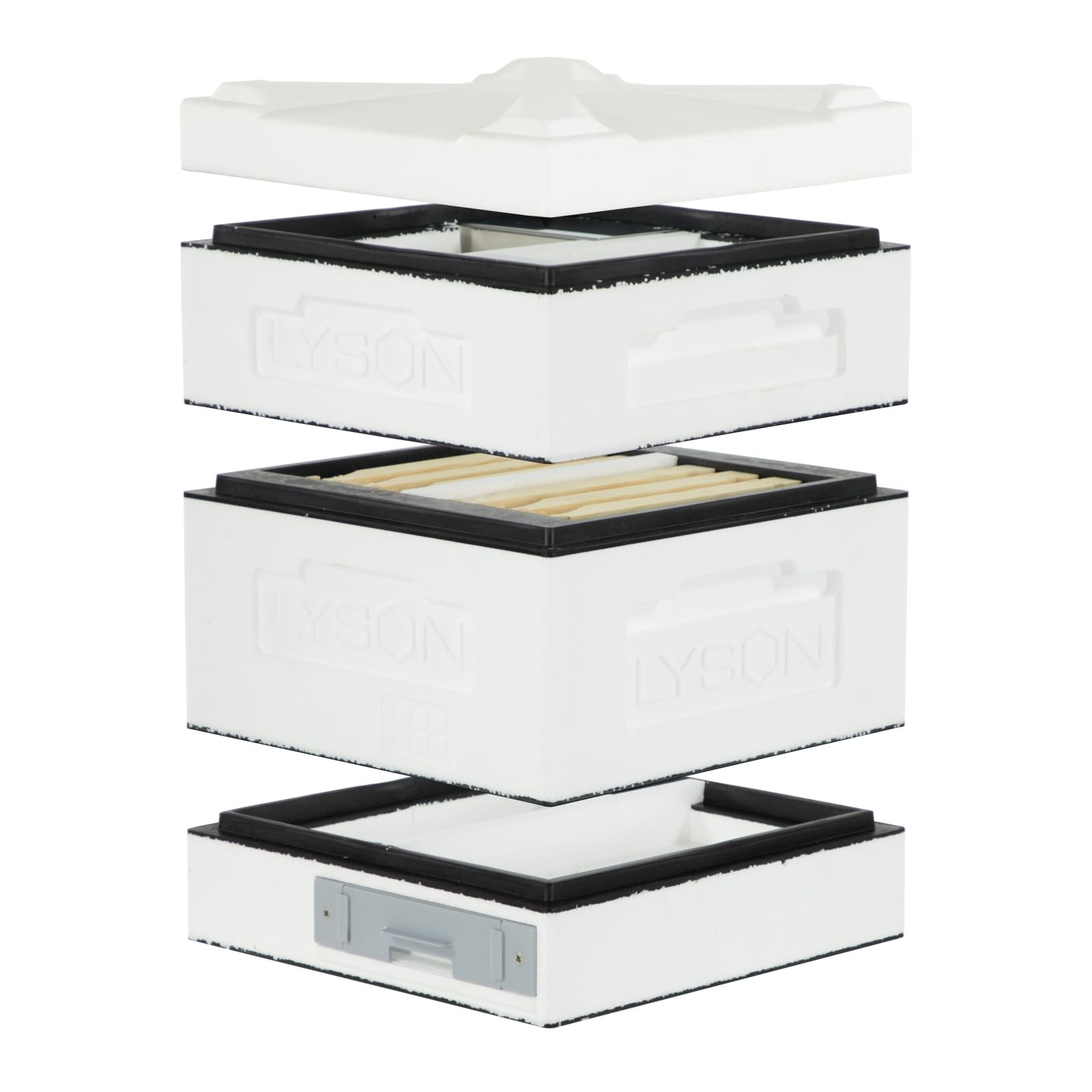 LYSON Mini-Boden für Mini-Bienenstock Dadant CLASSIC für Modulrahmen, unlackiert - Image 2