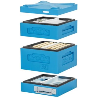 LYSON Mini-Deckel für Mini-Bienenstock Dadant CLASSIC für Modulrahmen, lackiert (blau) - Image 10