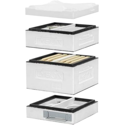 LYSON Mini-Deckel für Mini-Bienenstock Dadant CLASSIC für Modulrahmen, unlackiert - Image 10