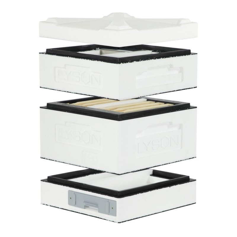 LYSON Mini-Zarge für Mini-Bienenstock Dadant CLASSIC für Modulrahmen, Höhe 160 mm, unlackiert - Image 3