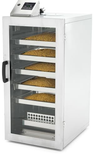 LYSON Pollentrockner Pollentrockenschrank für 25 kg Pollen Edelstahl mit 5 Schubladen rostfrei mit digitalem Steuerung Temperaturbereich: 30-55°C, Pollentrockner-Auftauschrank 500W - Image 4