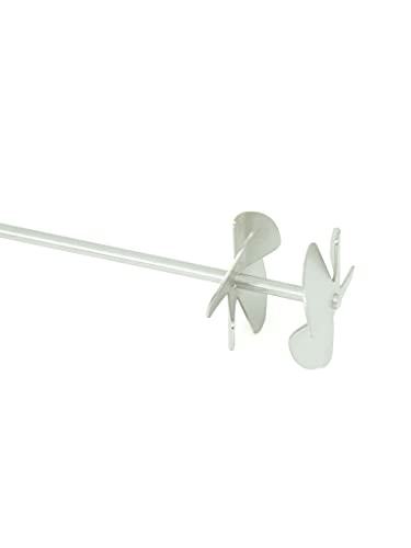 LYSON Rührpropeller Honigrührer zur Herstellung Edelstahl, 2 Rührflügel Rostfreie Schnecke Aufrahmen von Honig Imkerei Honigrührstab - Image 3