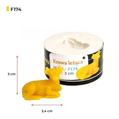 LYSON Silikonform - Liegende Kuh - Höhe 3cm - Image 10