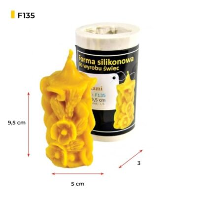 LYSON Silikonform - Mohnkerze - Höhe 9,5 cm - Image 10