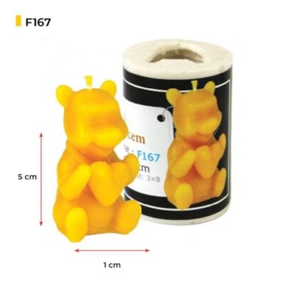 LYSON Silikonform - Teddybär mit Herz - Höhe 5cm - Image 10