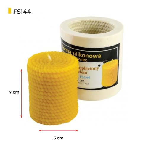 LYSON Silikonform – Mit Schnur umwickelter Zylinder – Höhe 7 cm - Image 6