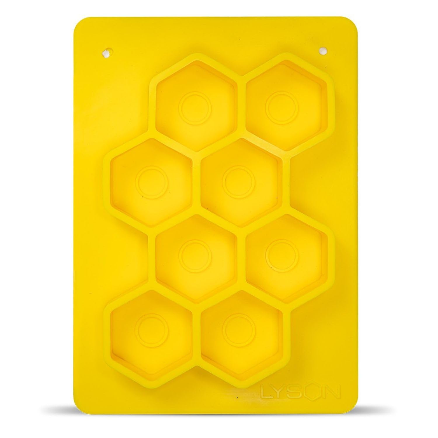 LYSON Teelicht Tealight Hexagon Kerzengießform mit Docht Mit Fuß im Set Form Sechsecke Set Teelichter Bienenwachs, Soja-Wachs, Seifenbasis, kreativer Beton Kerzenherstellung - Image 2