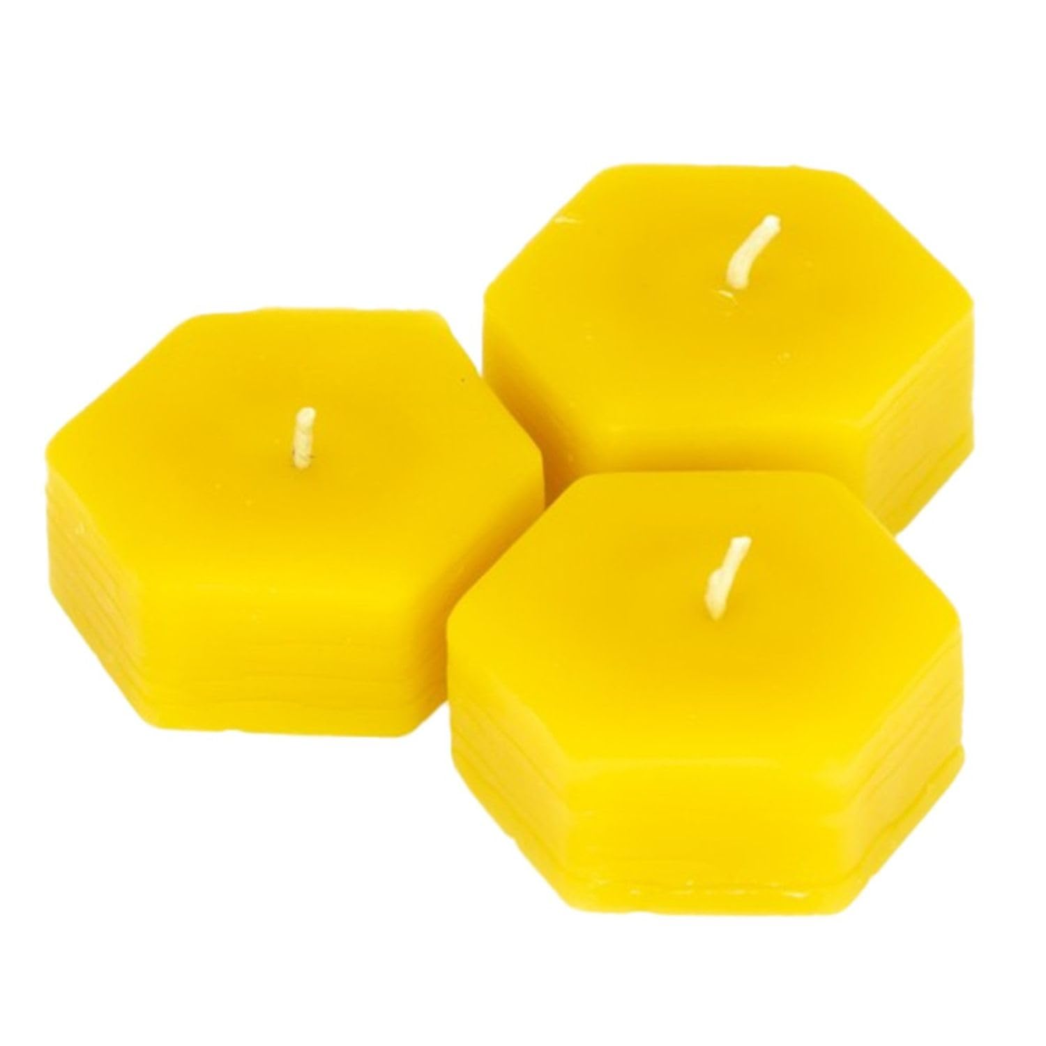 LYSON Teelicht Tealight Hexagon Kerzengießform mit Docht Mit Fuß im Set Form Sechsecke Set Teelichter Bienenwachs, Soja-Wachs, Seifenbasis, kreativer Beton Kerzenherstellung - Image 5