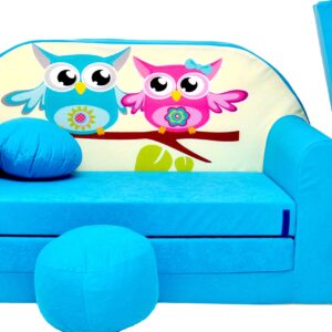 Pro Cosmo B30 B30 Kindersofa, inkl. Pufffe/Fußhocker und Kissen
