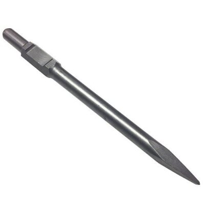 Profi SDS HEX Meißel Set 2 tlg. 50 x 410 mm Spatmeißel Spitzmeißel Sechskant-Aufnahme 30 mm Flach Spat Spitz Breit für Abbruchhammer - Image 5