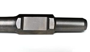 WERHE® Profi SDS HEX Spatmeißel 75 x 410 mm – Flachmeißel für Abbruchhammer – Robuster Werkzeugstahl