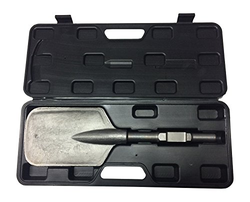 WERKON Profi SDS HEX Schaufelmeißel 135 x 440 mm Sechskant-Aufnahme 30 mm für Abbruchhammer Schaufel Meißel Meissel Kunststoffkoffer - Image 3