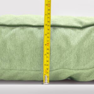 Spatium Palettenkissen, 100% abnehmbar Bezug wasserdicht, UV-beständig, Outdoor/Indoor Palettenauflage Palettenpolster Palettenmöbel (Rückenkissen 120x40, Grün) - Image 4