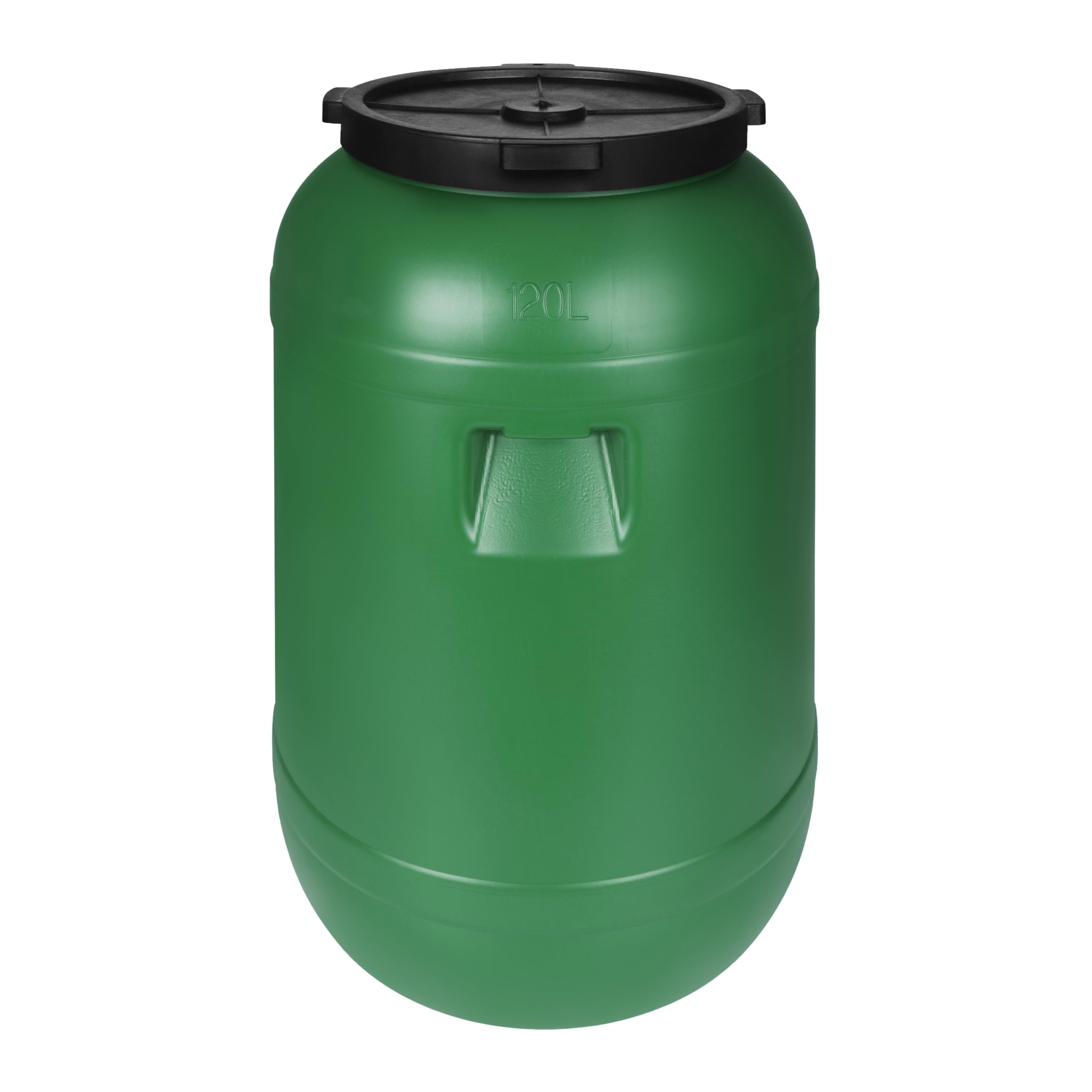 F & R Wasserkanister mit Hahn 120 Liter aus HDPE I I Regentonne mit Deckel I Kanister Hahn I Wasserbehälter mit Hahn I Wassertank I Fass mit Deckel I Regenwassertank Grün - Image 3