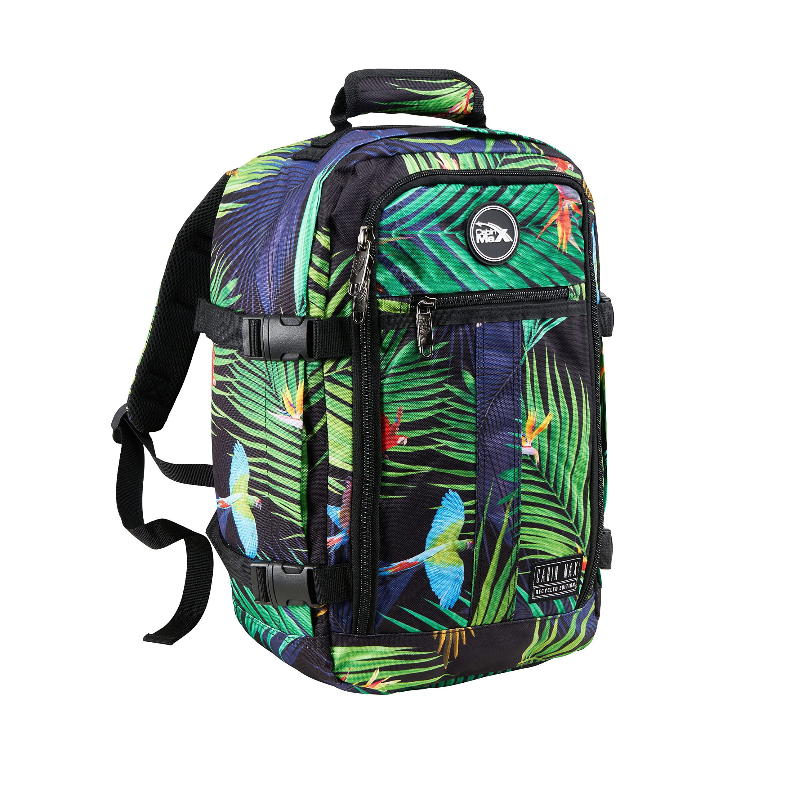 Cabin Max Handgepäck Rucksack 40x20x25 für Ryanair Reiserucksack für Flugzeug Unter Sitzplatz - Travel Backpack Tasche für Herren Damen - Seitliche Kompression - Recyceltes Polyester- 20L Metz