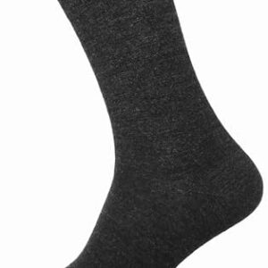 ULLMYS Basic Herren Merino Wollsocken – 80% Merino Wolle für Komfort im Alltag & Business, aus Europa – 3 Paar (DE/NL/SE/PL, Numerisch, 43, 46, Regular, Regular, Dunkelgrau)