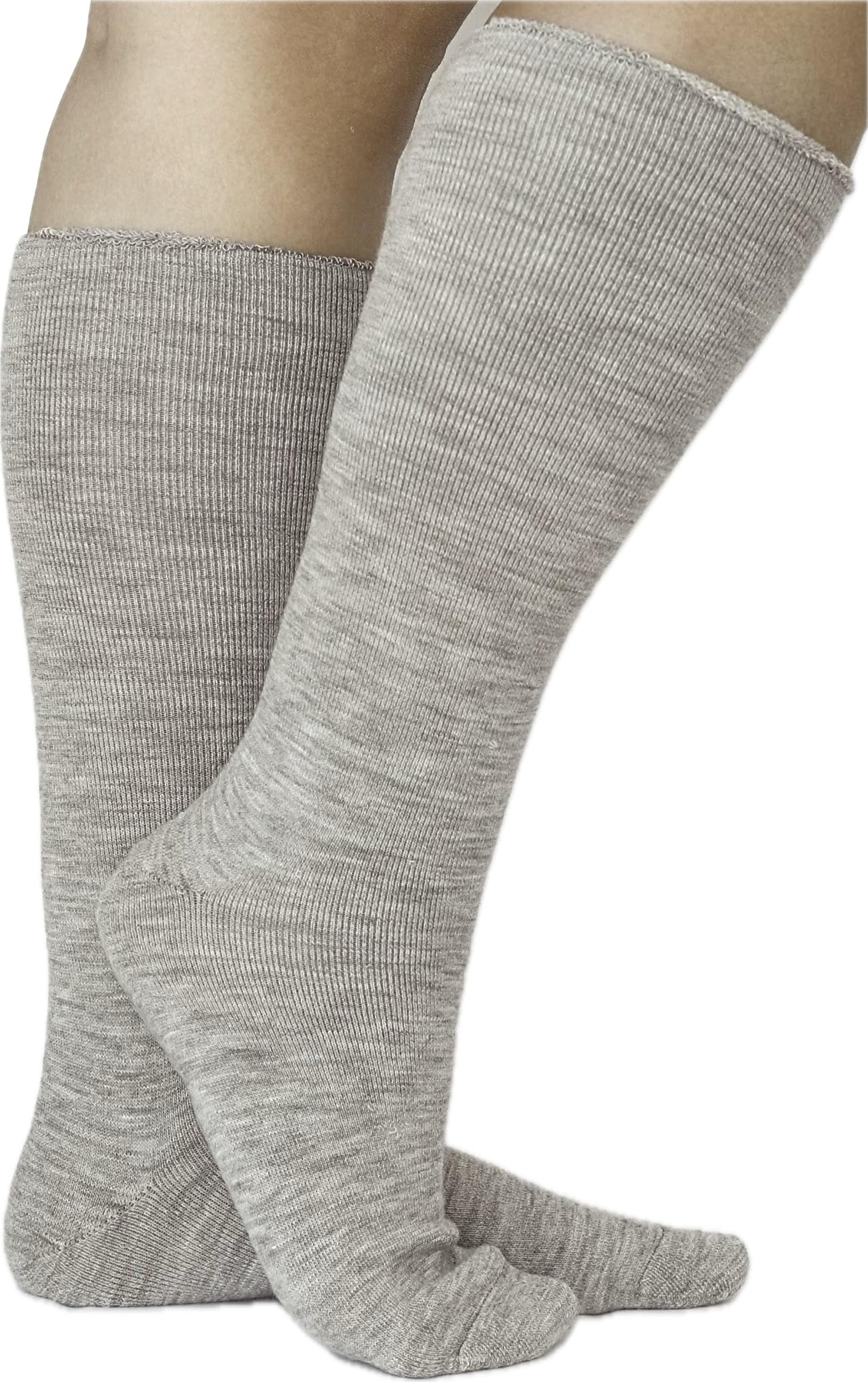 ULLMYS Kniehohe Merino Wollsocken – Dicke Terry mit 98% Naturfasern, davon 80% Merino Wolle für Warme Füße & Komfort, aus Europa (DE/NL/SE/PL, Numerisch, 39, 42) - Image 2