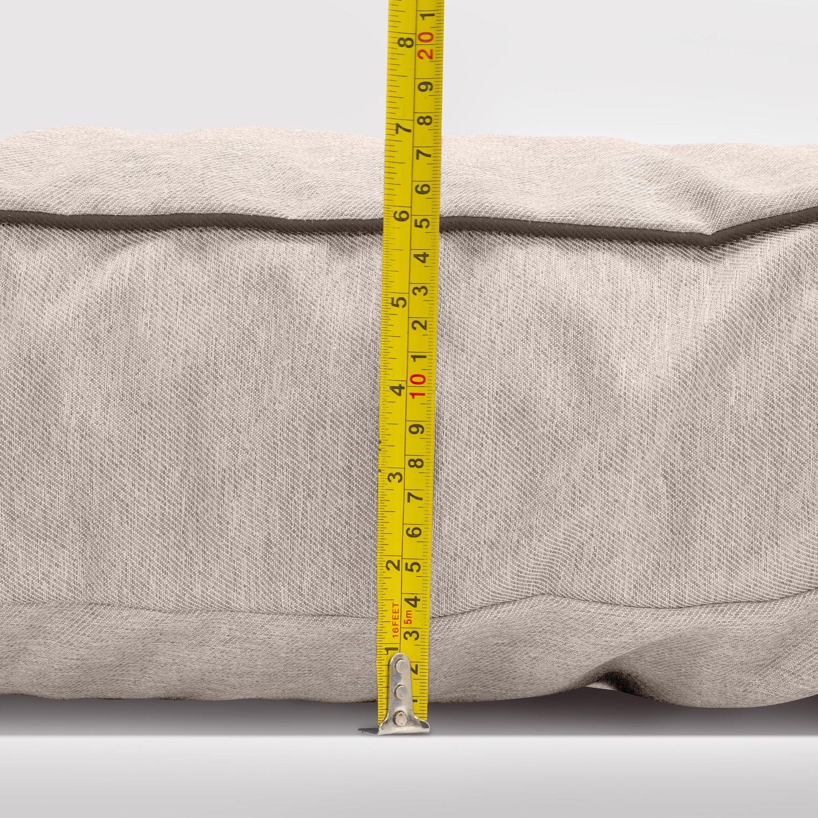 Spatium Palettenkissen, 100% abnehmbar Bezug wasserdicht, UV-beständig, Outdoor/Indoor Palettenauflage Palettenpolster Palettenmöbel (Rückenkissen 80x40, Beige)