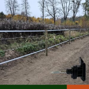 25x Isolator für Weidezaunband Breitbandisolator Isolatoren für Weidezaun - Image 4
