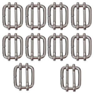 10x Bandverbinder für Elektrozaun – für 15 mm & 20 mm Breitband, Metall, korrosionsbeständig